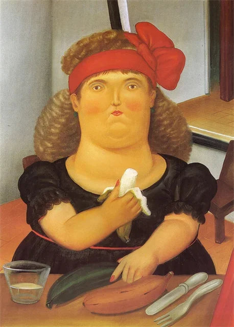 Stampa su tela da intelaiare — Homage to Botero