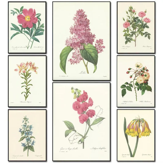 Stampa su tela da intelaiare — Botanico Vintage