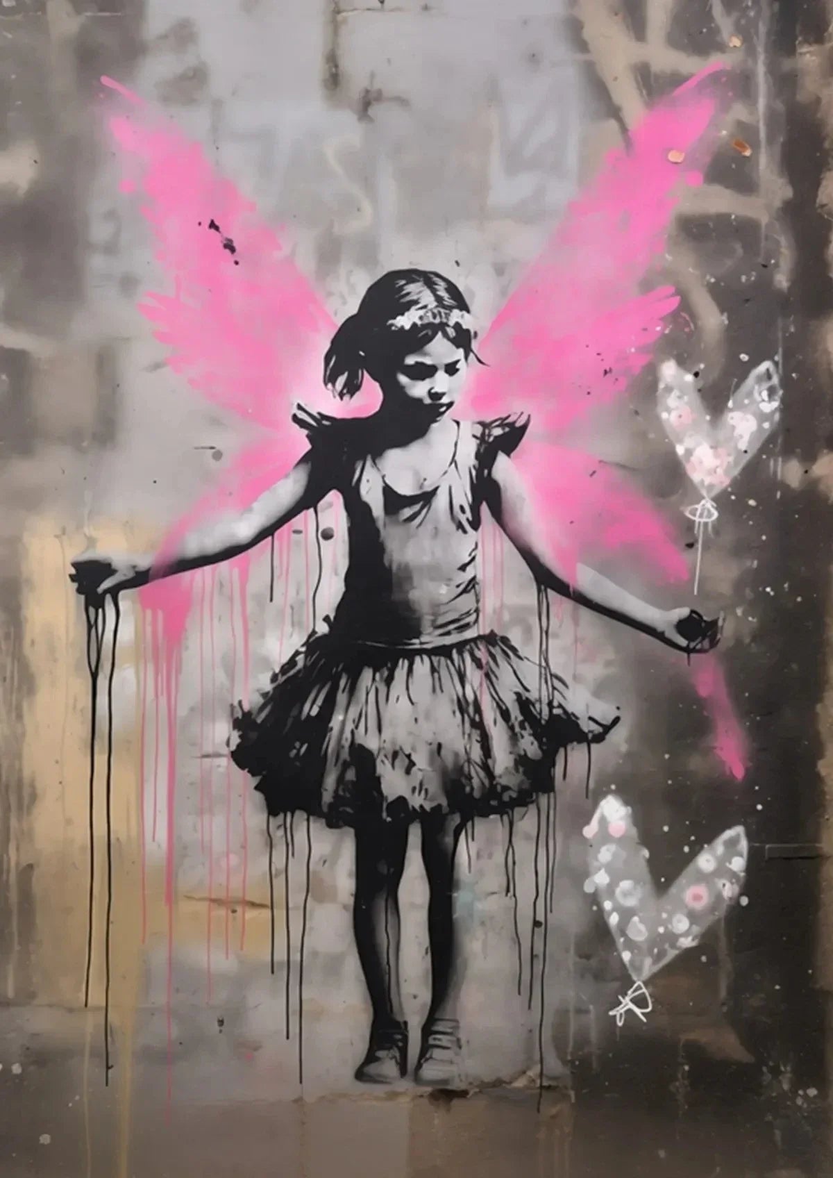 Stampa su tela da intelaiare — Homage to Banksy