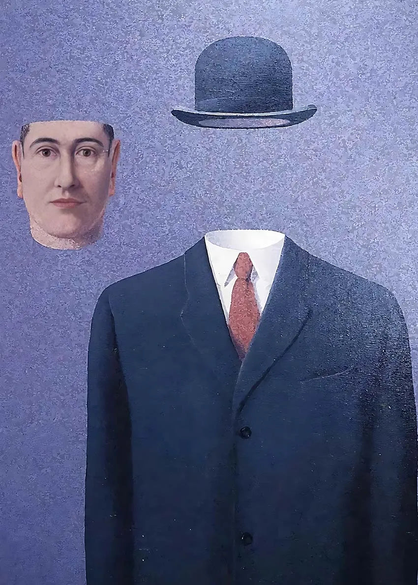 Stampa su tela da intelaiare — Homage to Magritte