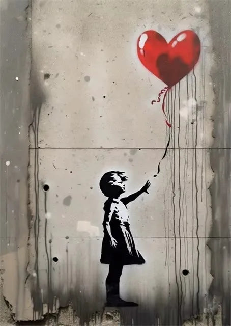 Stampa su tela da intelaiare — Homage to Banksy