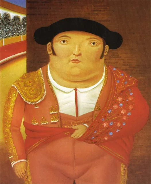 Stampa su tela da intelaiare — Homage to Botero