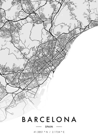 Stampa su tela da intelaiare — Mappe Urbane