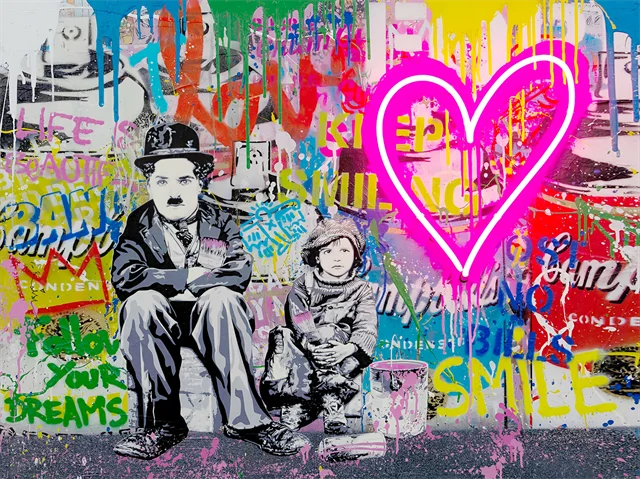 Stampa su tela da intelaiare — Homage to Banksy