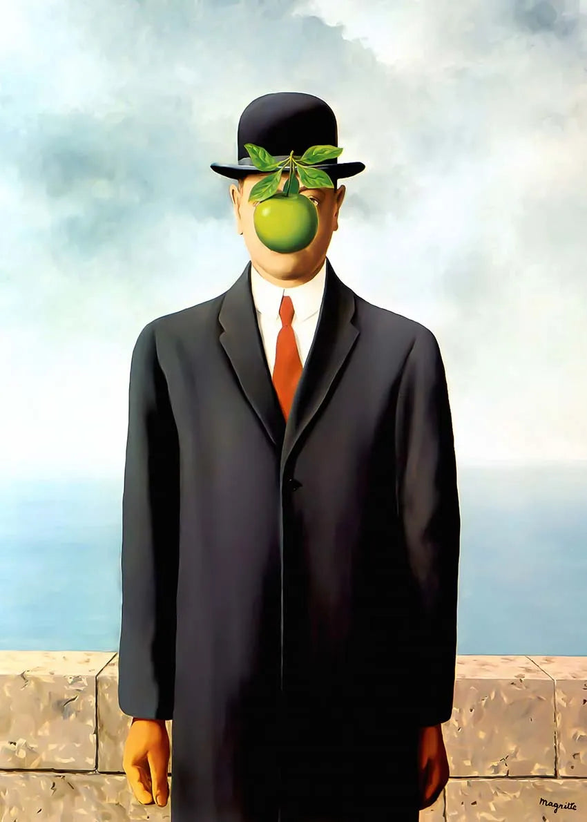 Stampa su tela da intelaiare — Homage to Magritte