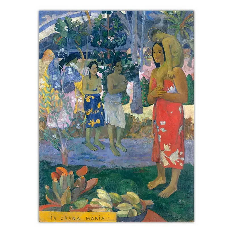 Stampa su tela da intelaiare — Homage to Gauguin