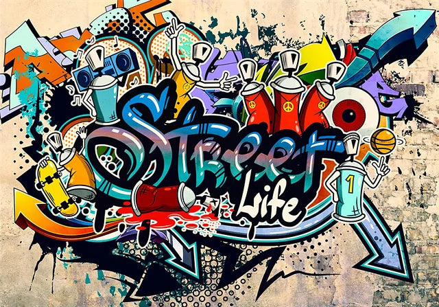 Stampa su tela da intelaiare — Homage to Banksy