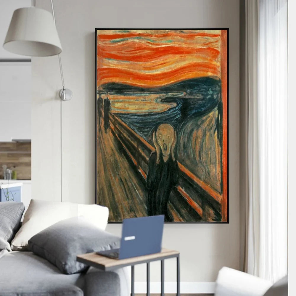 Stampa su tela da intelaiare — Homage to Munch