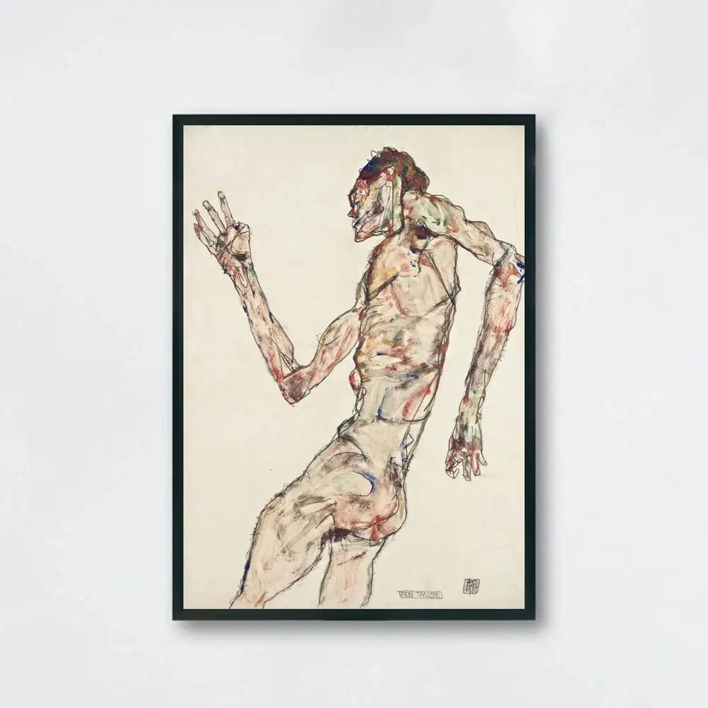 Stampa su tela da intelaiare — Homage to Schiele