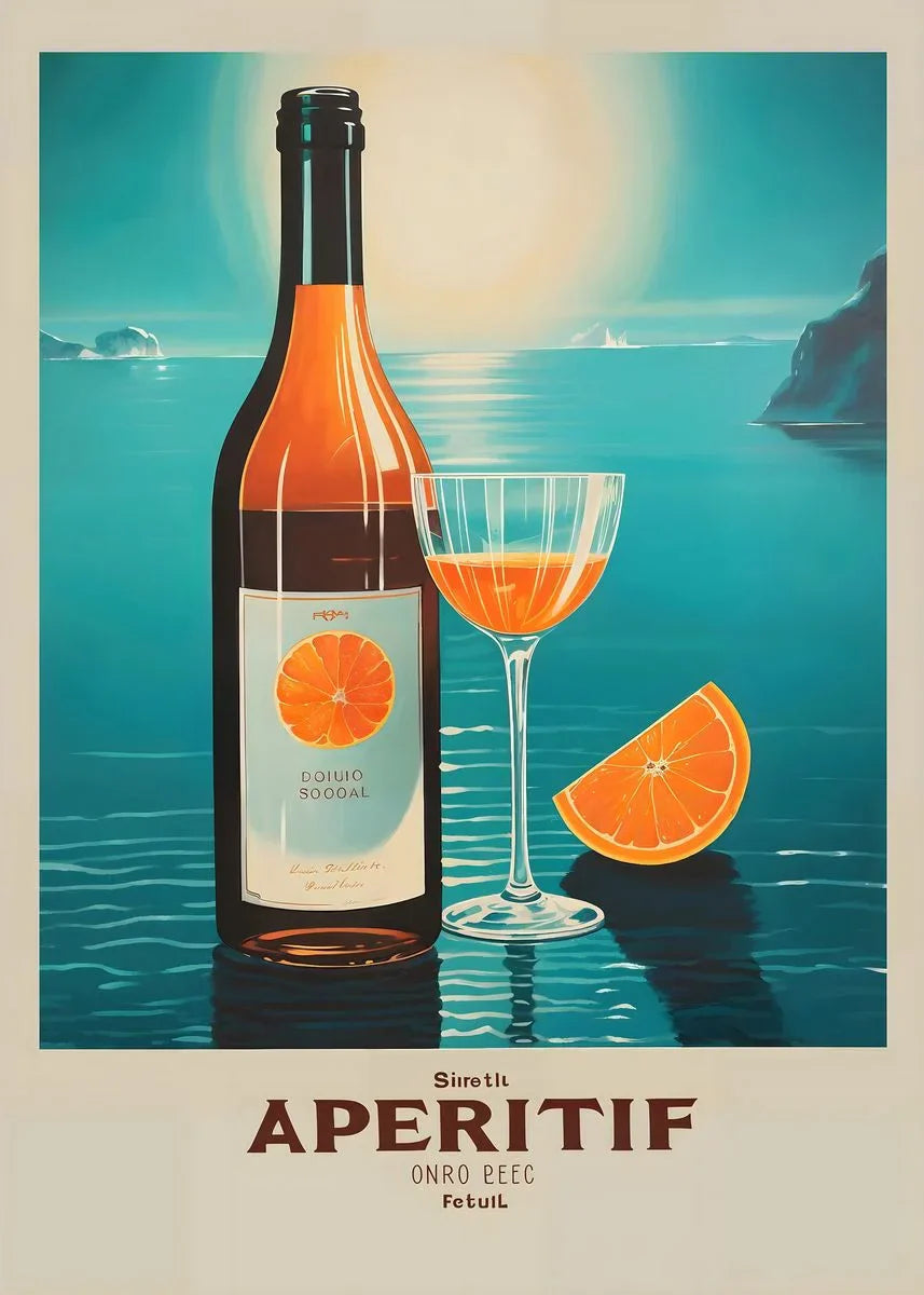 Stampa su tela da intelaiare — Cocktail Negroni