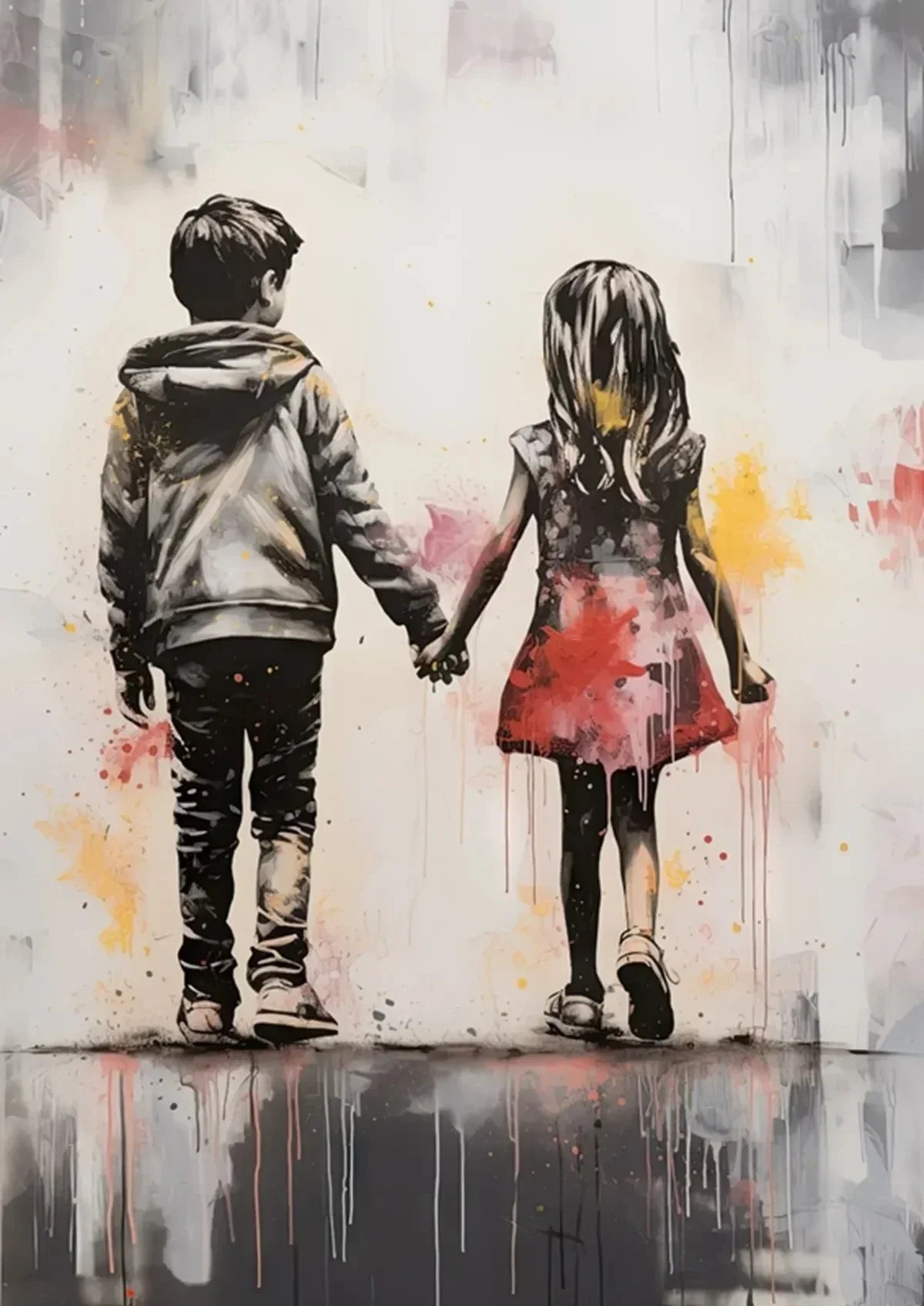 Stampa su tela da intelaiare — Homage to Banksy