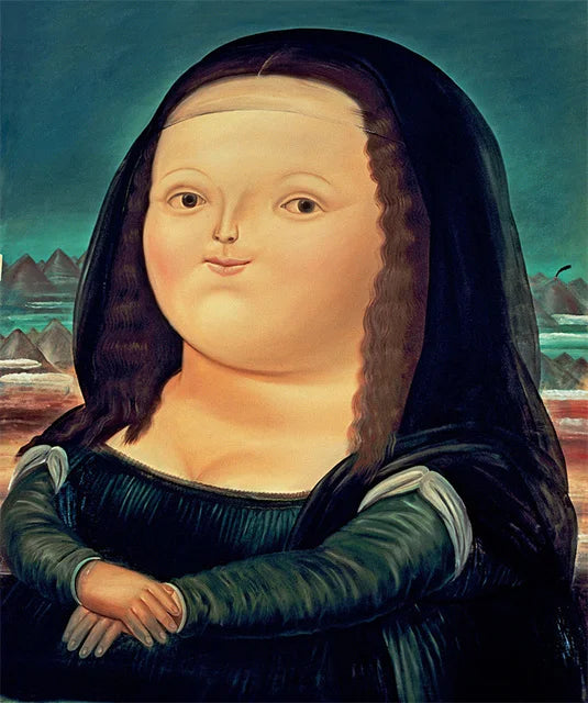 Stampa su tela da intelaiare — Homage to Botero
