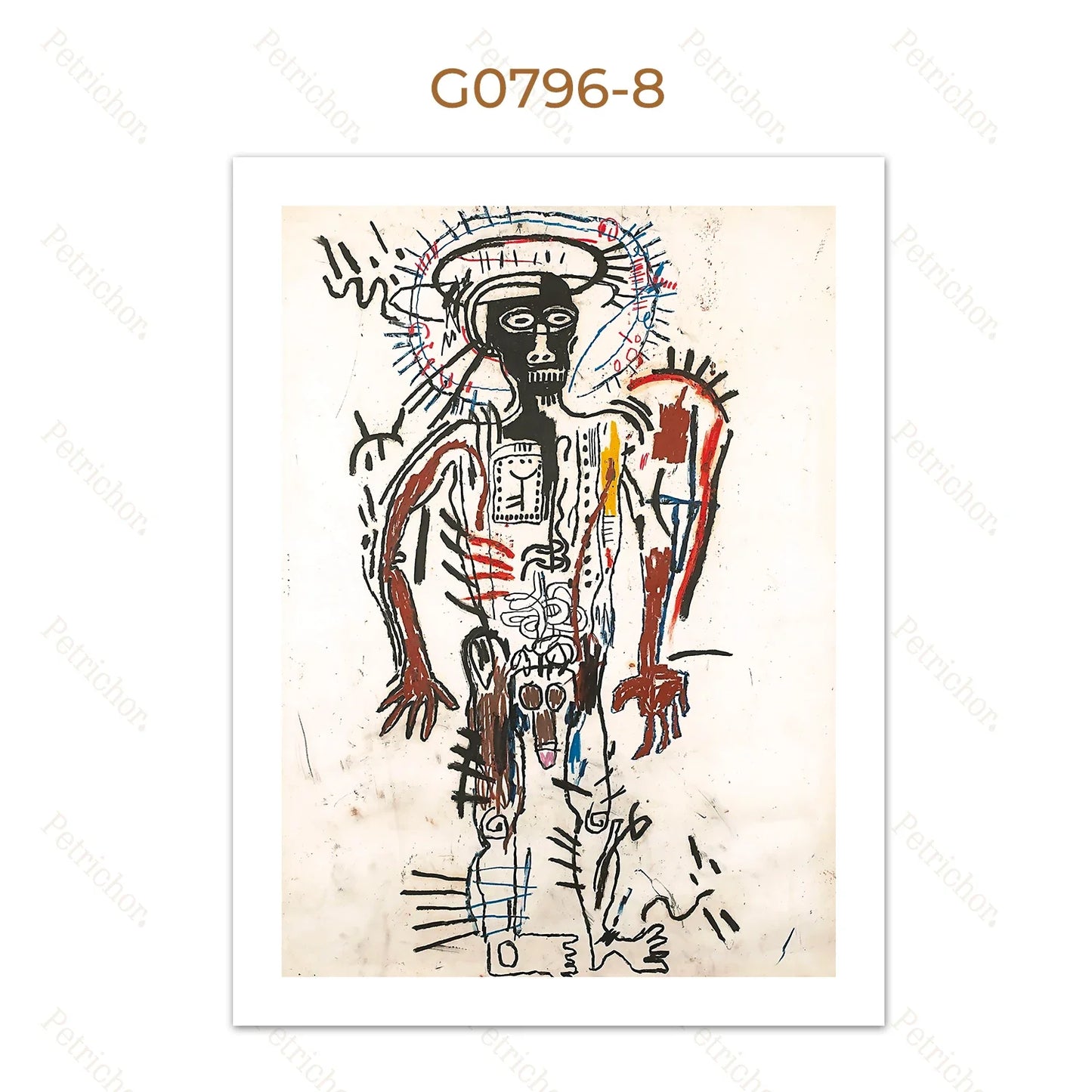 Stampa su tela da intelaiare — Homage to Basquiat