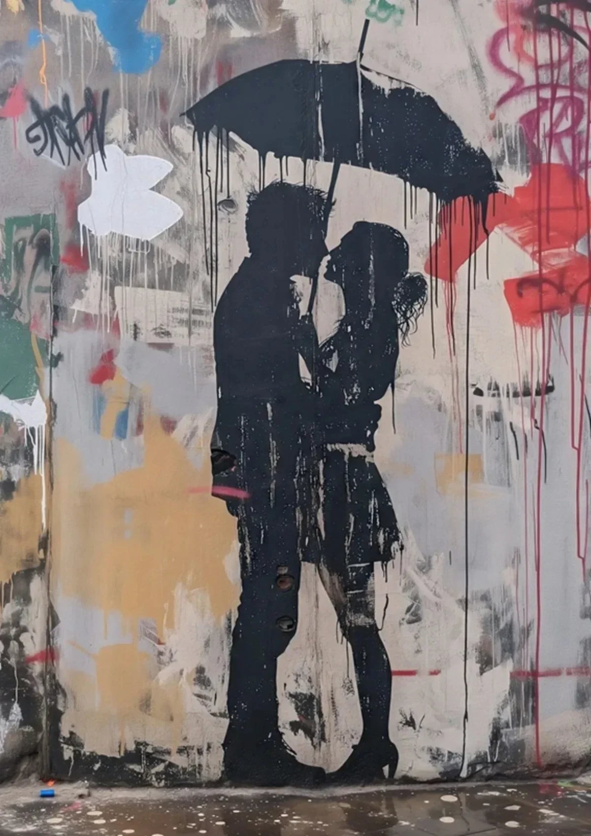 Stampa su tela da intelaiare — Homage to Banksy
