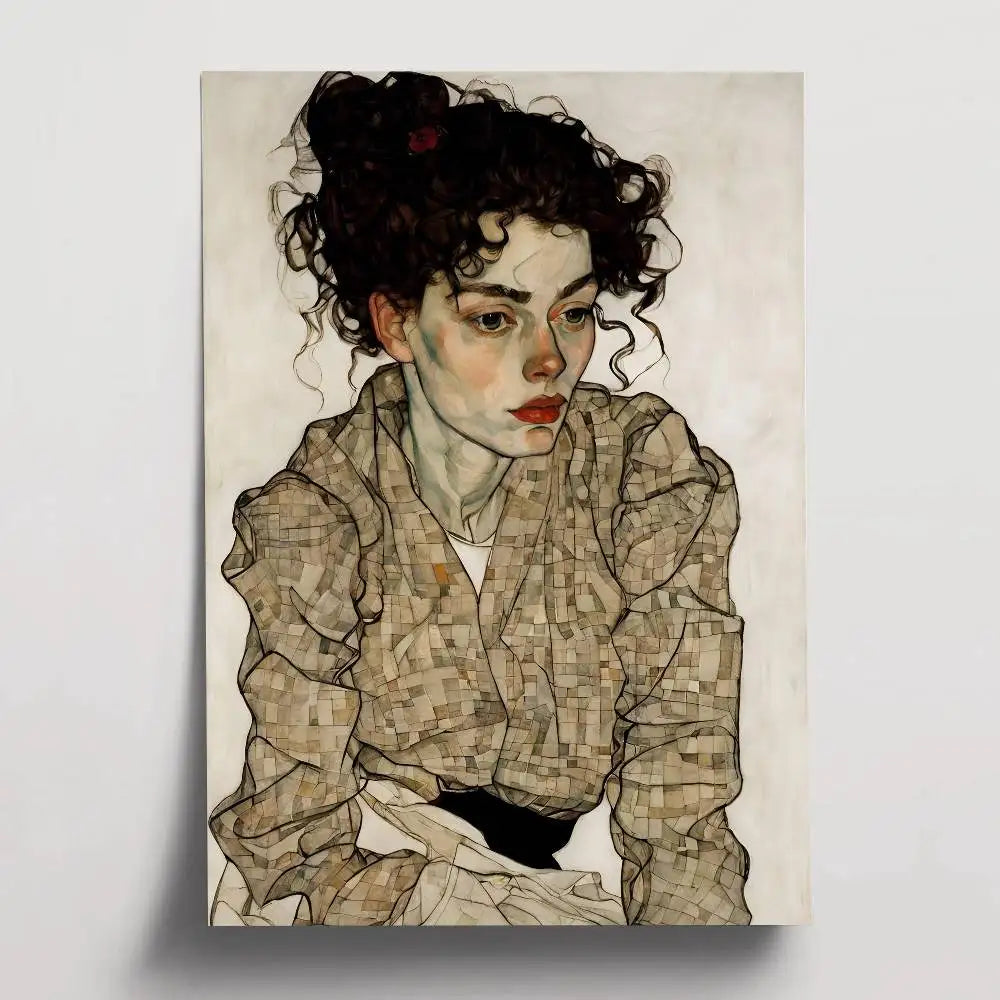 Stampa su tela da intelaiare — Homage to Schiele