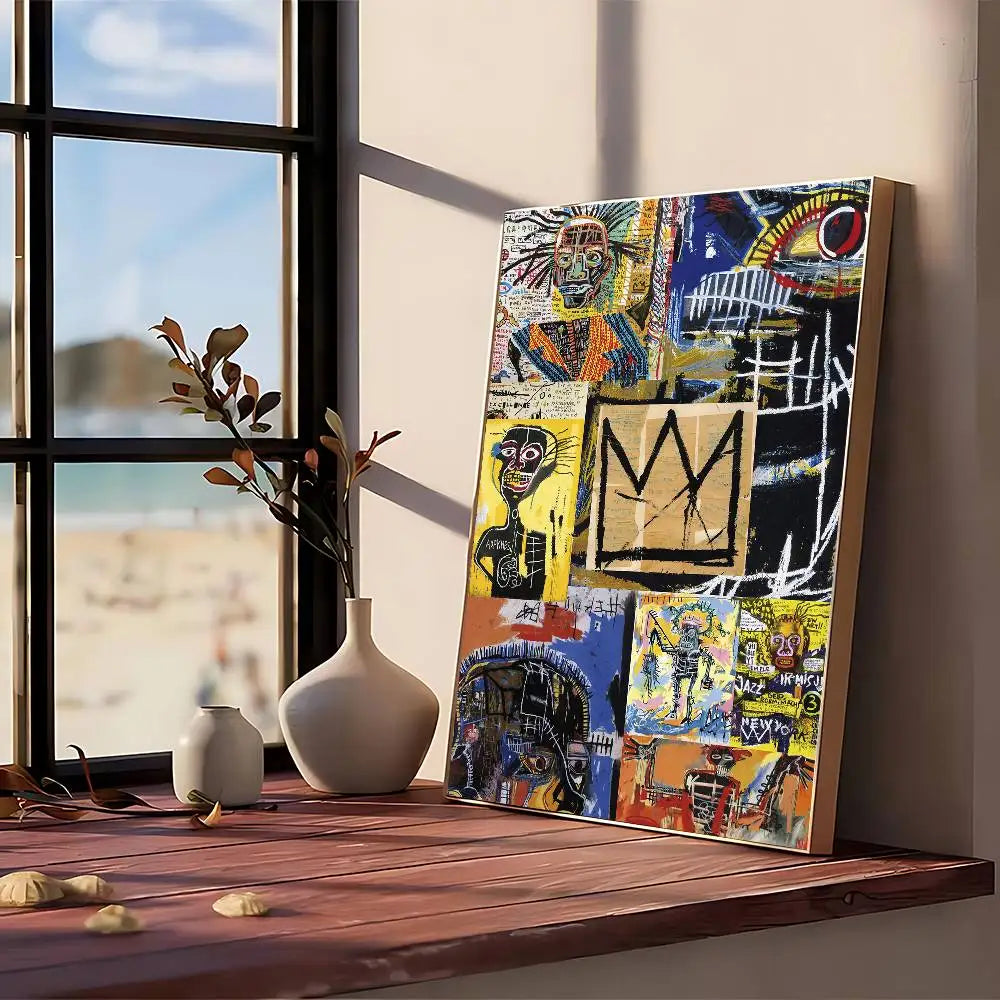 Stampa su tela da intelaiare — Homage to Basquiat