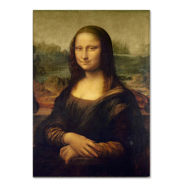 Stampa su tela da intelaiare — Homage to Mona Lisa