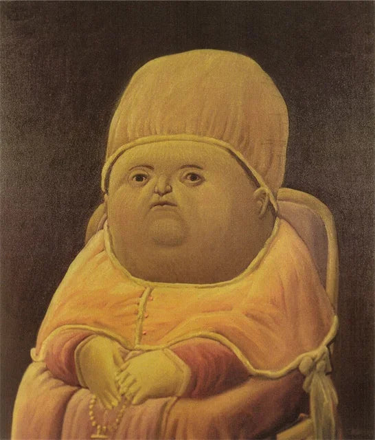 Stampa su tela da intelaiare — Homage to Botero