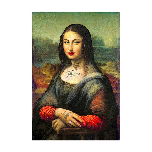 Stampa su tela da intelaiare — Homage to Mona Lisa