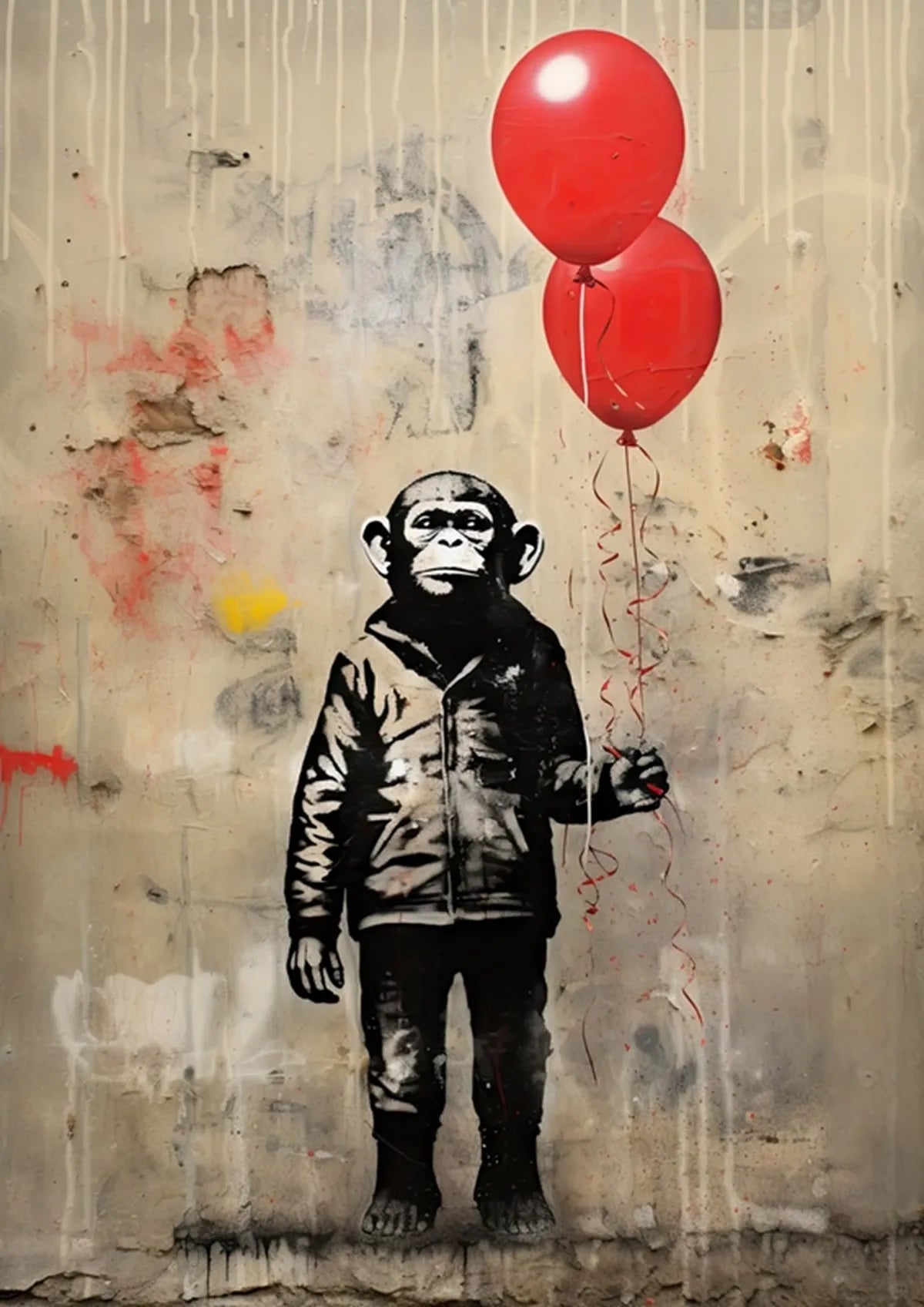 Stampa su tela da intelaiare — Homage to Banksy