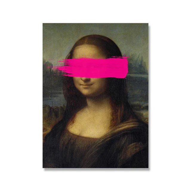 Stampa su tela da intelaiare — Homage to Mona Lisa