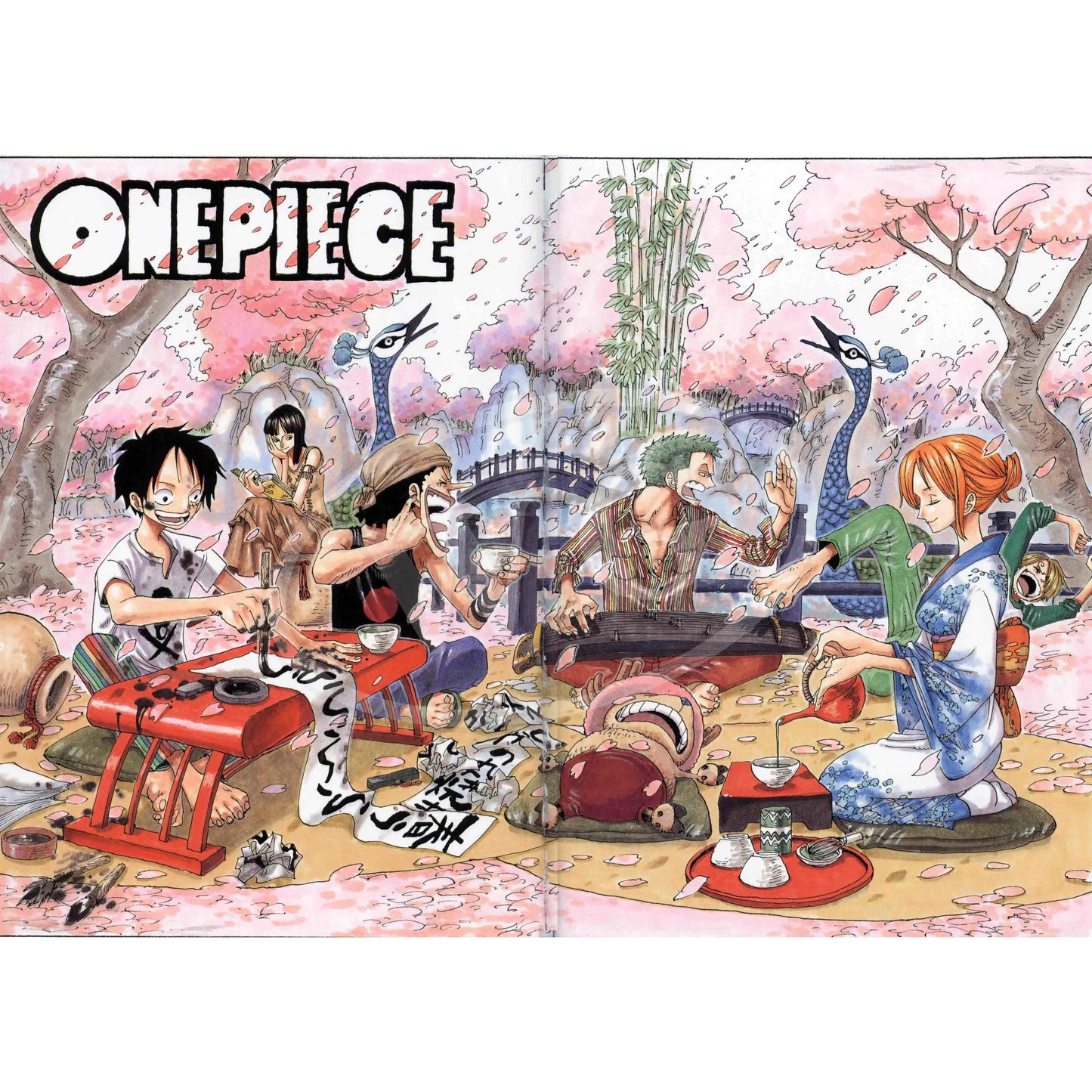 Stampa su tela da intelaiare — Homage to One Piece