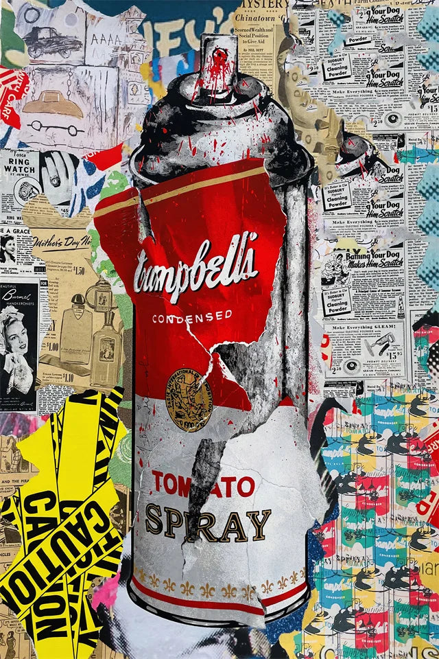 Stampa su tela da intelaiare — Homage to Banksy
