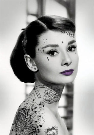 Stampa su tela da intelaiare — Homage to Audrey