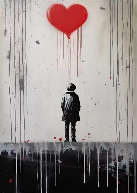 Stampa su tela da intelaiare — Homage to Banksy
