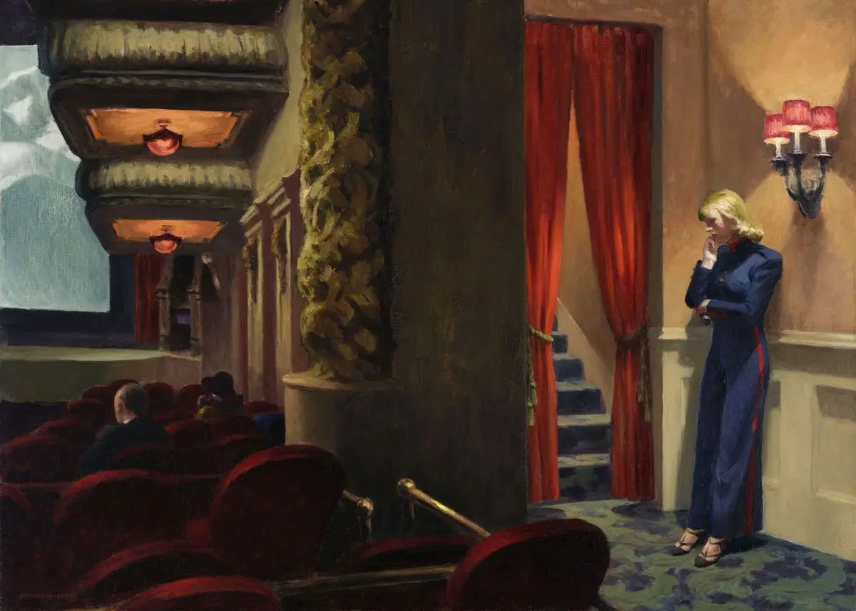 Stampa su tela da intelaiare — Homage to Hopper