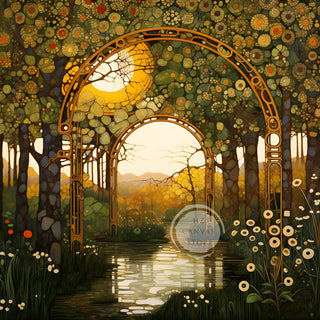 Stampa su tela da intelaiare — Homage to Klimt