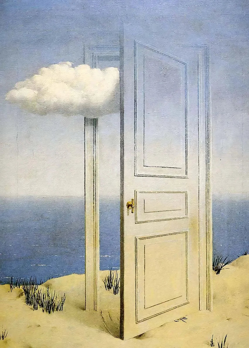 Stampa su tela da intelaiare — Homage to Magritte
