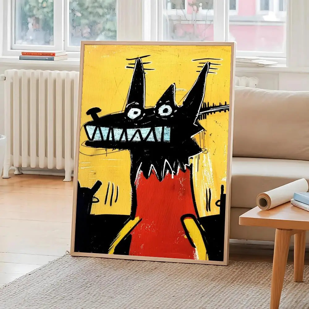 Stampa su tela da intelaiare — Homage to Basquiat