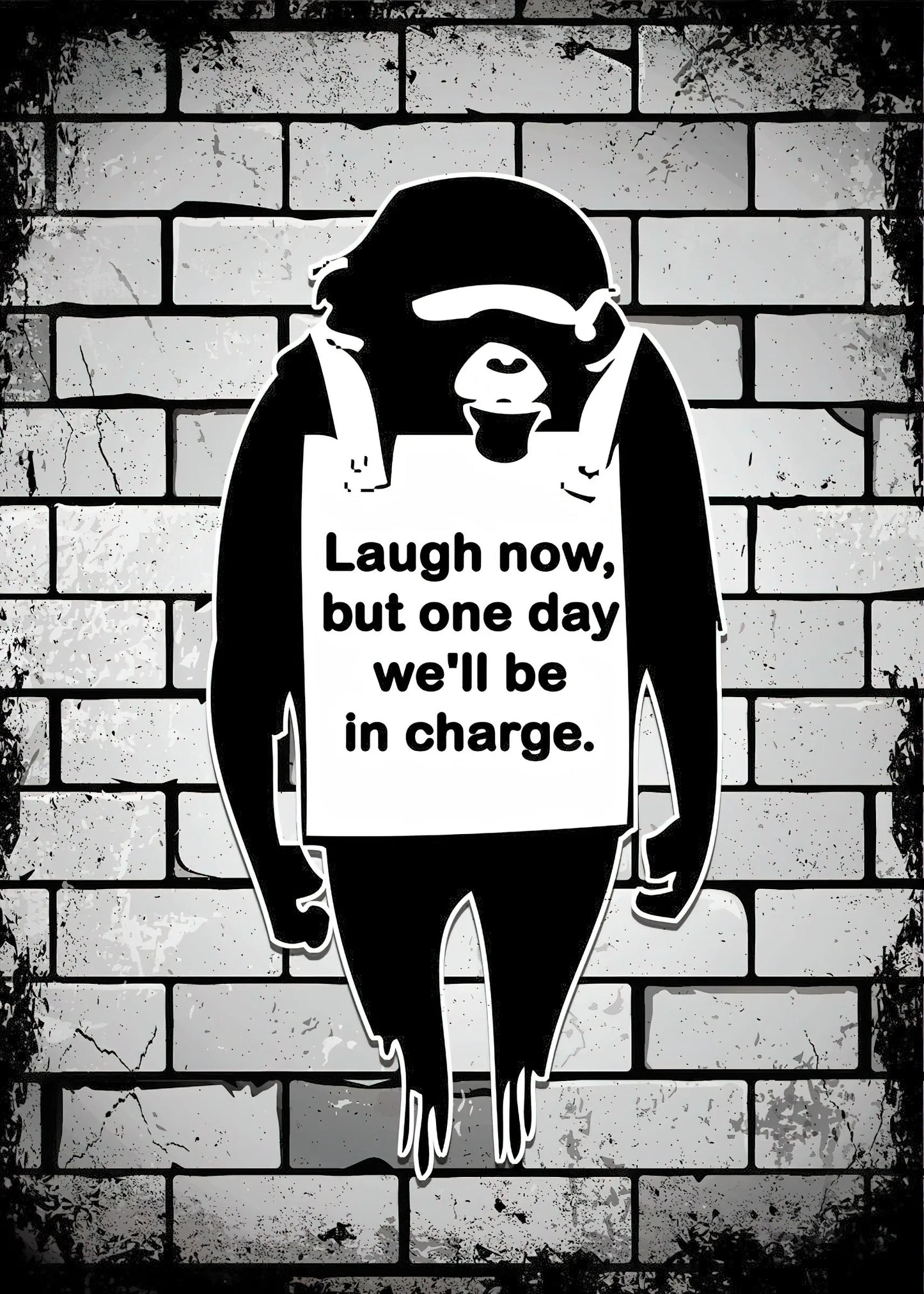 Stampa su tela da intelaiare — Homage to Banksy