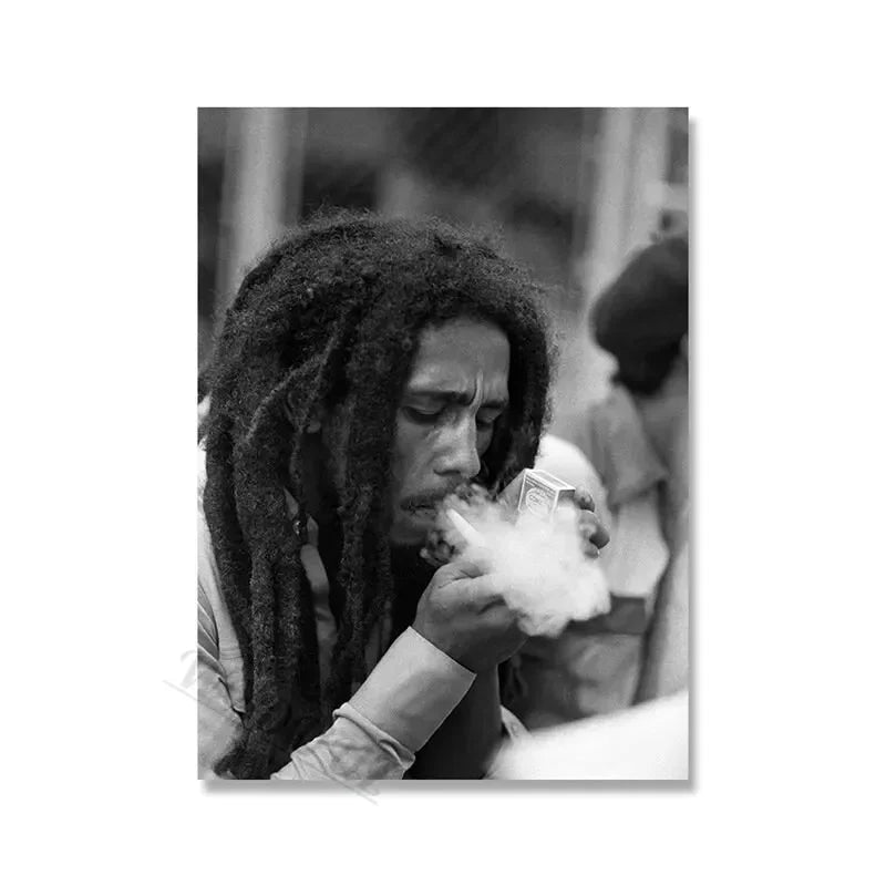 Stampa su tela da intelaiare — Homage to Bob Marley