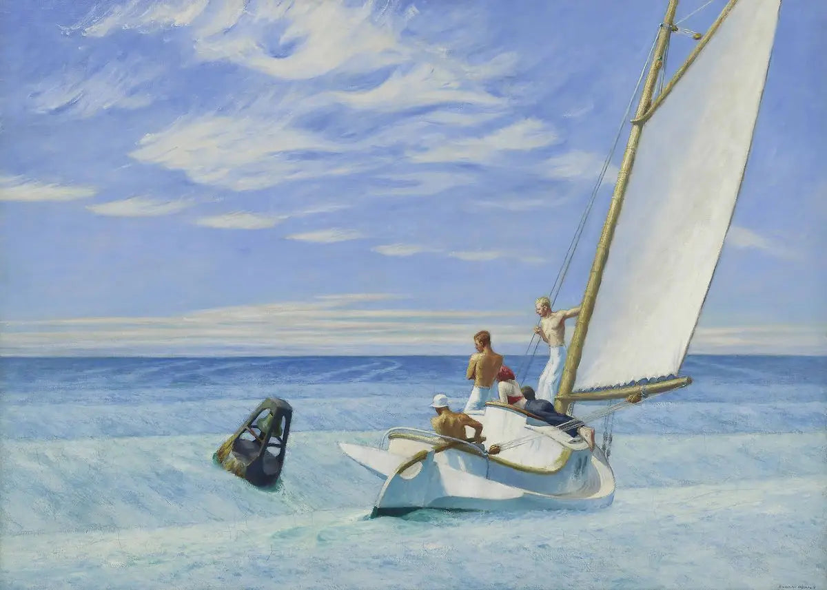 Stampa su tela da intelaiare — Homage to Hopper