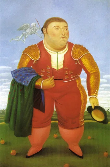 Stampa su tela da intelaiare — Homage to Botero