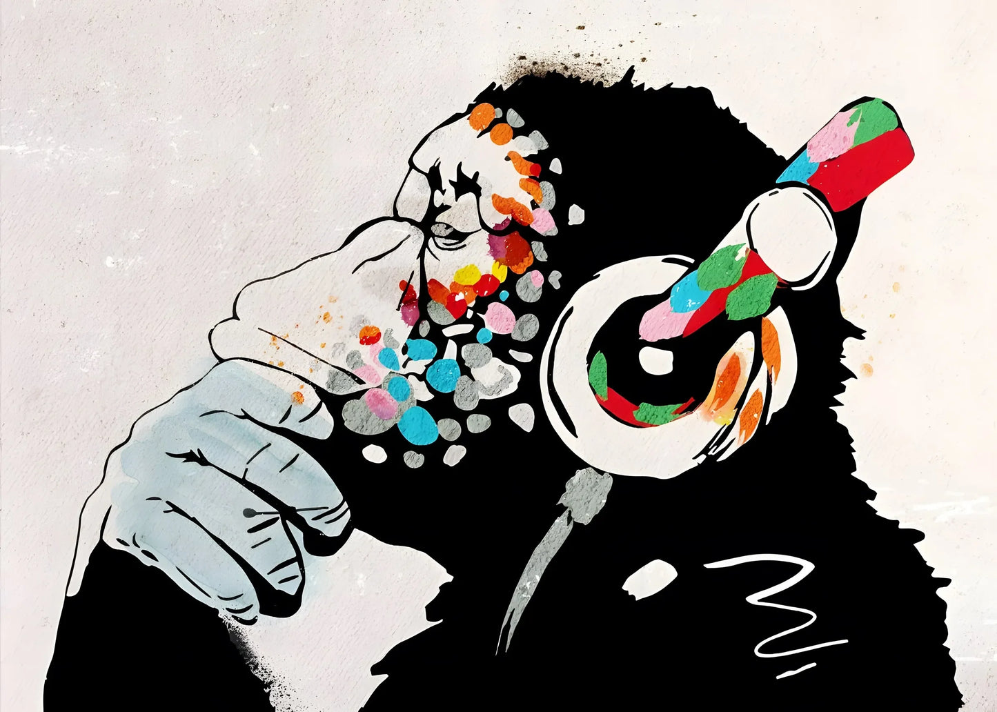 Stampa su tela da intelaiare — Homage to Banksy