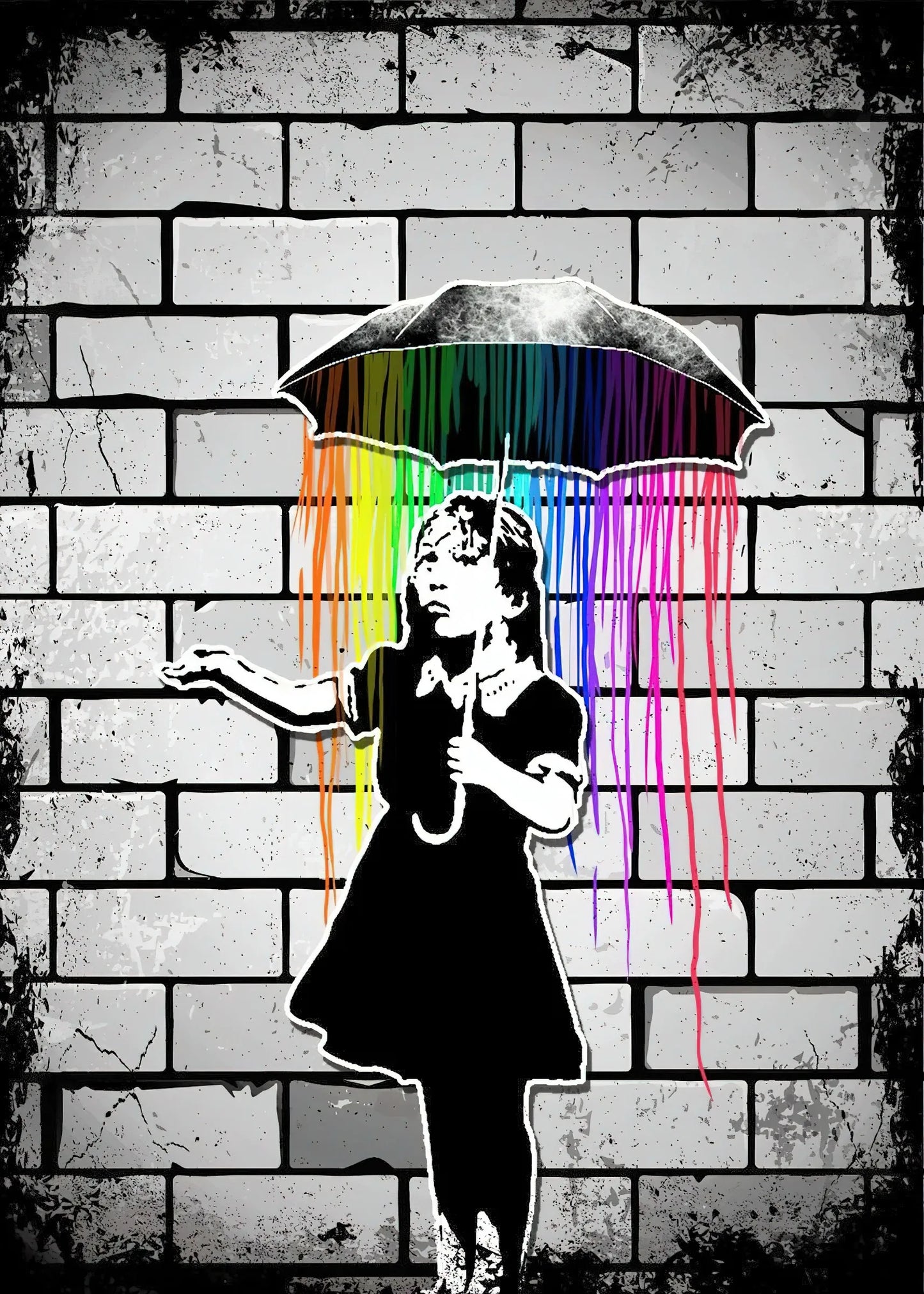 Stampa su tela da intelaiare — Homage to Banksy