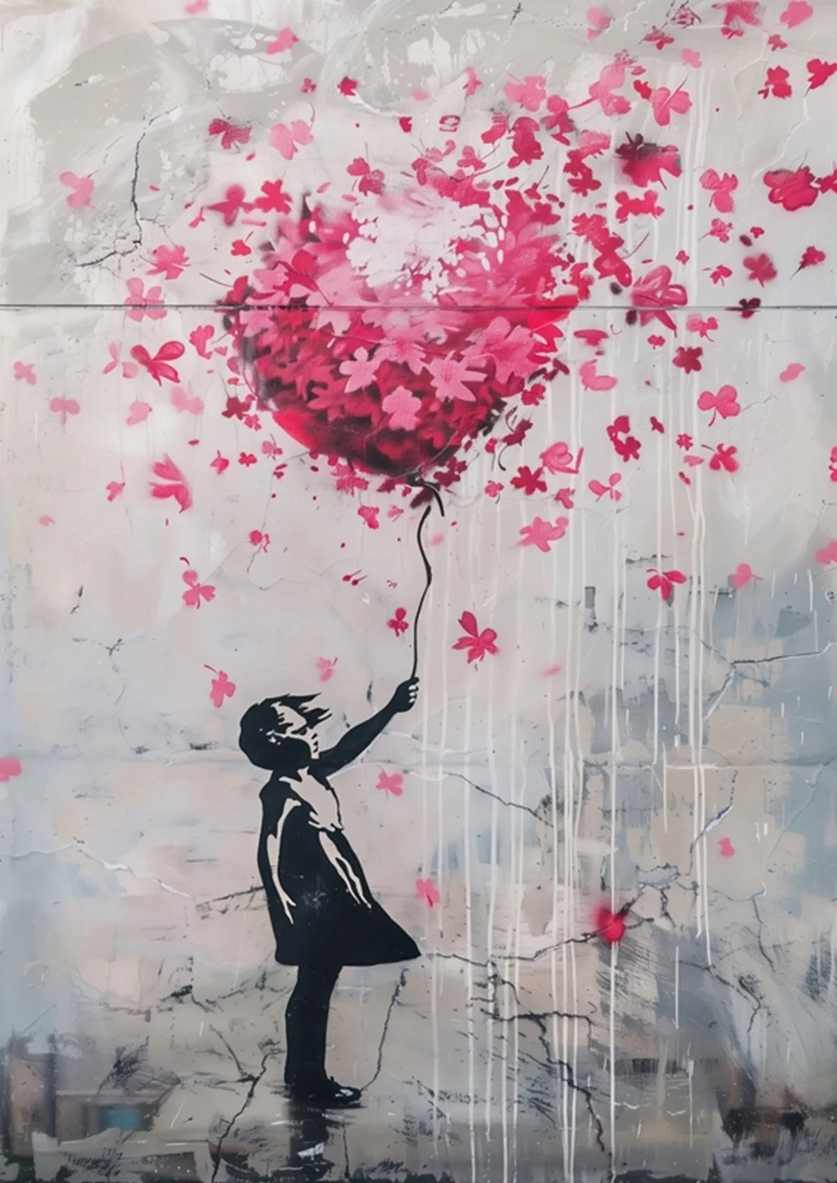 Stampa su tela da intelaiare — Homage to Banksy