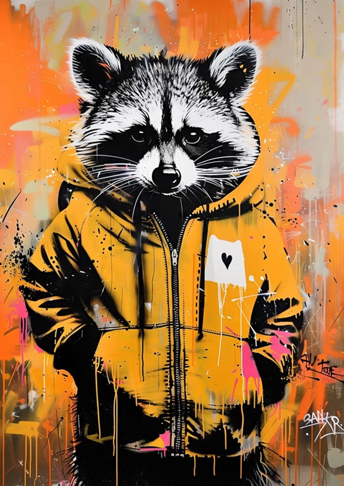 Stampa su tela da intelaiare — Homage to Banksy