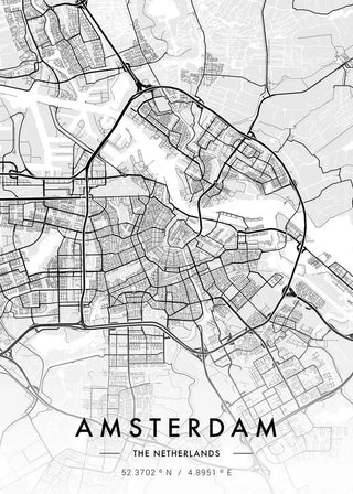 Stampa su tela da intelaiare — Mappe Urbane