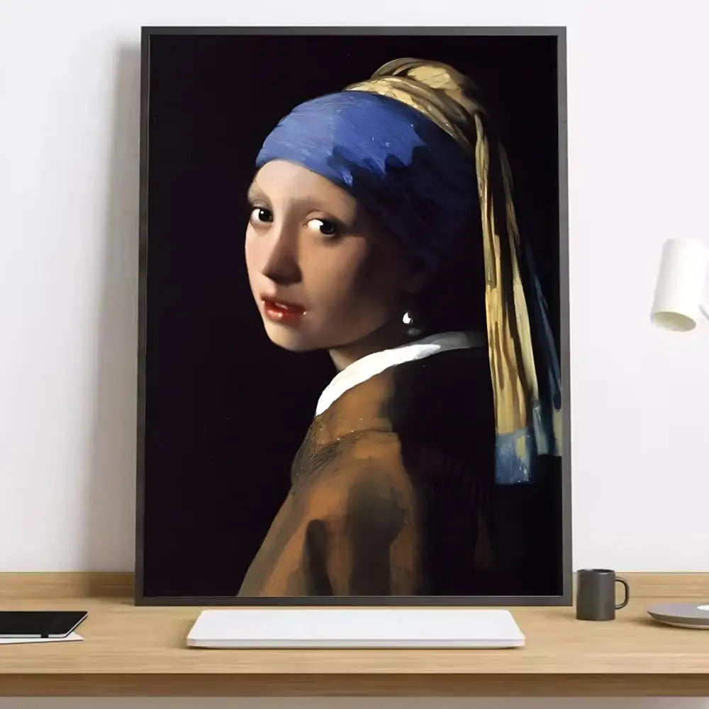 Stampa su tela da intelaiare — Homage to Vermeer