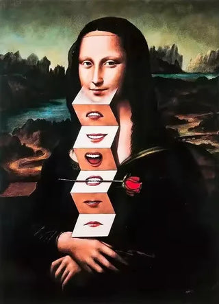 Stampa su tela da intelaiare — Homage to Mona Lisa