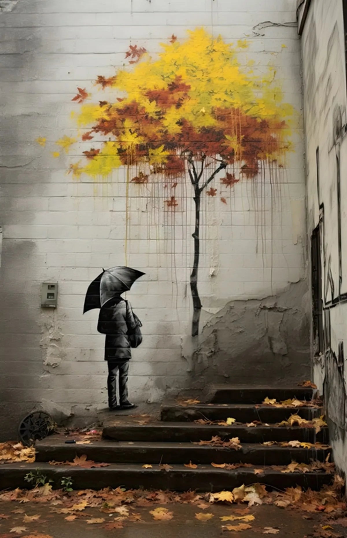 Stampa su tela da intelaiare — Homage to Banksy