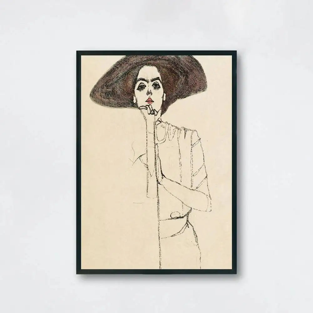 Stampa su tela da intelaiare — Homage to Schiele
