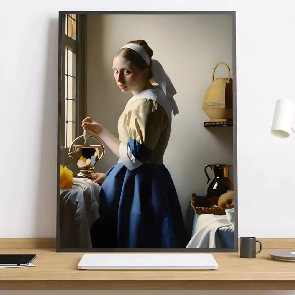 Stampa su tela da intelaiare — Homage to Vermeer