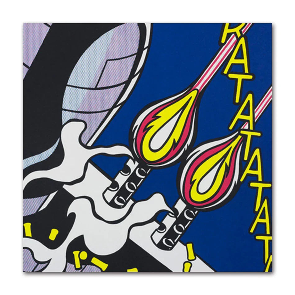 Stampa su tela da intelaiare — Homage to Lichtenstein