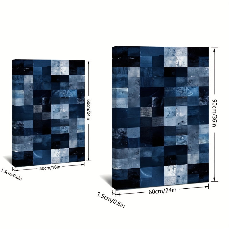 Stampa su tela intelaiata — Astratto Patchwork