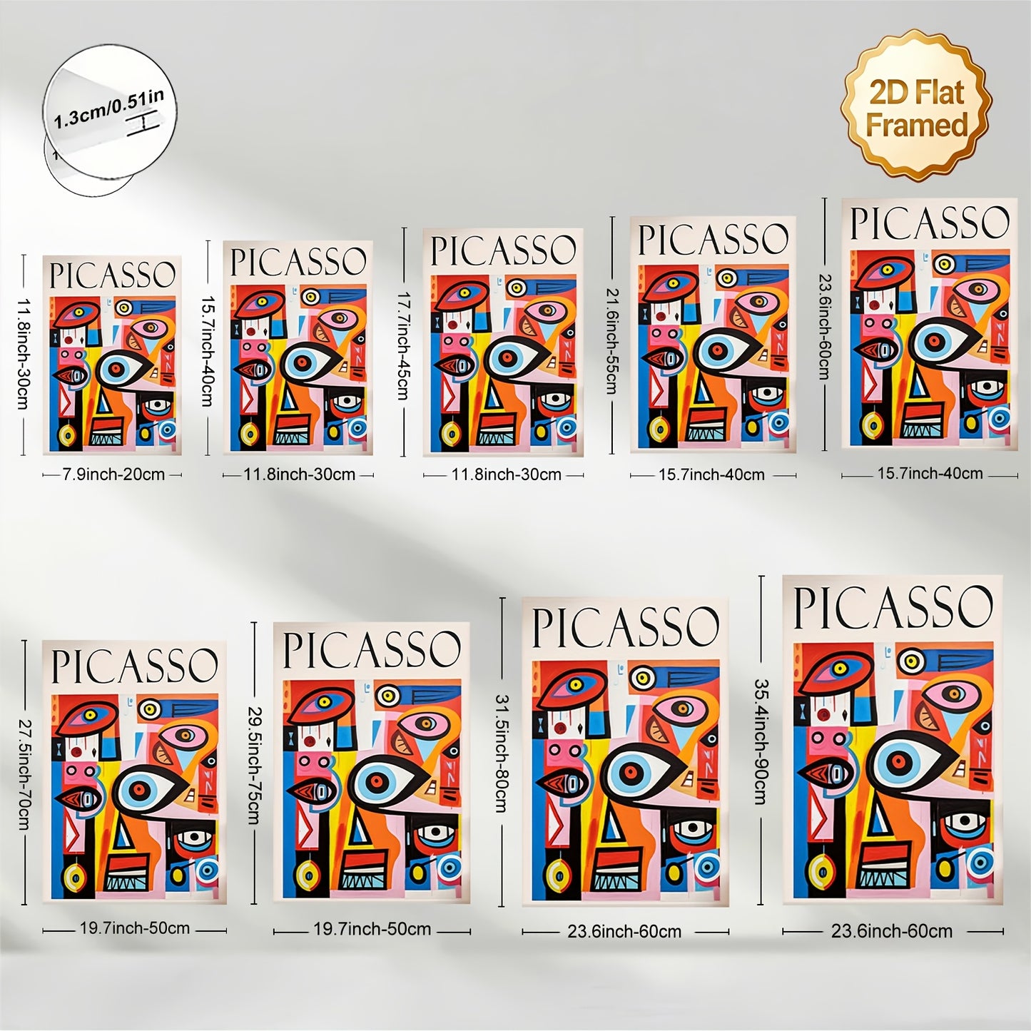 Stampa su tela intelaiata — Homage to Picasso
